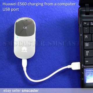 HUAWEI E560 charging from a computer USB port