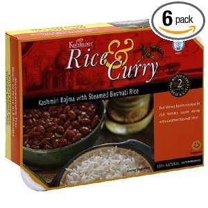 Rice & Curry Microwaveable Trays, Kashmiri Rajma with Steamed Basmati 