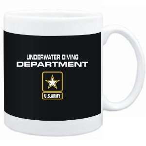 Mug Black  DEPARMENT US ARMY Underwater Diving  Sports  