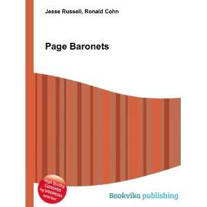  Page Baronets Ronald Cohn Jesse Russell Books