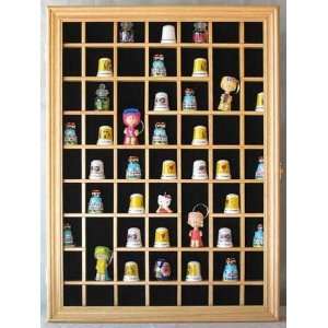  Thimble Small Miniature Display Case Cabinet Rack Holder, REAL Glass 