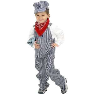  Train Engineer Costume Child Toddler 2T 3T Uniforms: Toys 