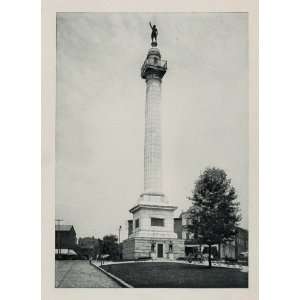  1900 Battle Monument Trenton Revolutionary War Print 