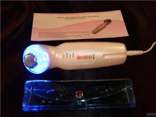   color 3 Mhz Ultrasonic Top facial Face Beauty Massager LED  
