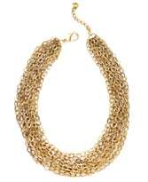 Alfani Necklace, Gold Tone Multi Chain Necklace