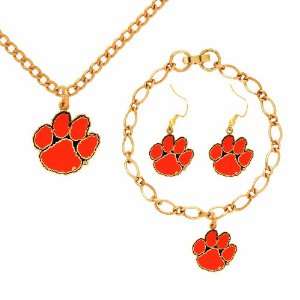  NCAA Clemson Tigers Jewelry Set