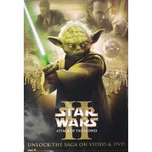  Star Wars (Episode II   Yoda) Movie Poster Print   22 X 
