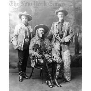 Buffalo Bill with Pawnee Bill   circa mid 1890s 