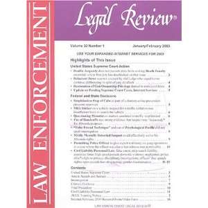 Law Enforcement Legal Review  Magazines
