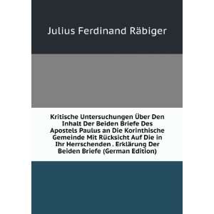   in Ihr Herrschenden . ErklÃ¤rung Der Beiden Briefe (German Edition