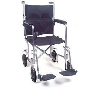  transport wheelchair, aluminum, 17“, blue, 1each Health 