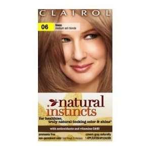 Clairol Natural Instincts #6 Linen (Med Ash Blonde) Kit 