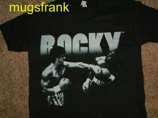 New Rocky Balboa vs Clubber Mr T Knockout Black T Shirt  