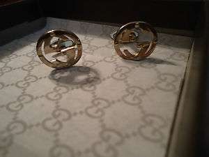 GUCCI STERLING SILVER CUFF LINKS $380  