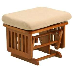   Craft Matching Ottoman for Traditional Glider, Cognac/Beige: Baby
