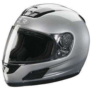  Z1R Viper Solid Helmet   Medium/Silver: Automotive