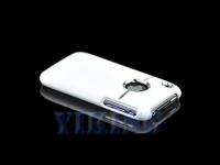 New Deluxe White Case Cover W/Chrome For iPhone 3G 3Gs Free Postage 