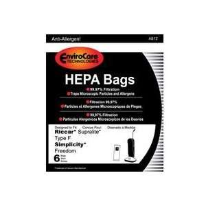   riccar/simplicity type F bags for riccar supralite/simplicity freedom