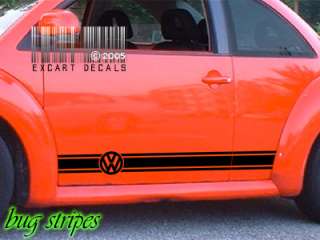 VW Beetle Rocker Stripes Decals Graphics Bug 1.8T TDI  