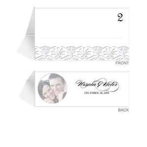  190 Photo Place Cards   Greek Inlay