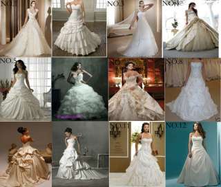   Ivory Champagne Bridal Wedding Dress/Stock Size 8/10/12/14/16  