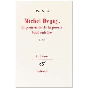   de la poésie tout entière (9782070200962) Max Loreau Books