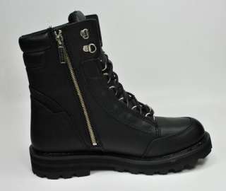 HARLEY DAVIDSON Vantage Oil Resistant Black Leather Boots 95169 Men 