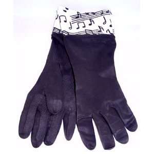  Kitchen Basics Professional Rubber Gloves   Black   Music 