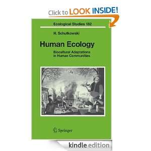 Human Ecology Biocultural Adaptations in Human Communities 
