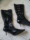 black women boots . brand : vero gomma . us size : 8
