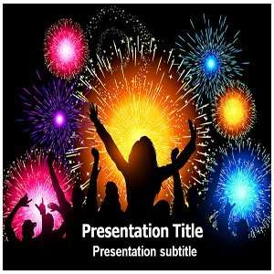   Templates   Fire Works (PPT) Powerpoint For Backgrounds Software