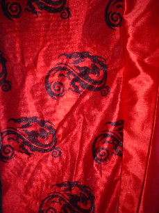 Adult SAMURAI WARRIOR COSTUME & HELMET Mens 2pc NEW Red  