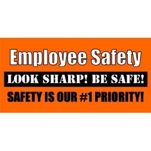  3x6 Vinyl Banner   Employee Safety 
