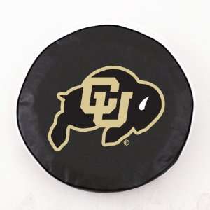 Colorado Buffaloes University Black Spare Tire Cover:  