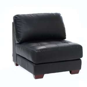  Laredo Collection, Bonded Leather Tufted Seat Armless 