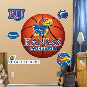  Kansas Jayhawks Basketball Logo Fathead NIB Everything 