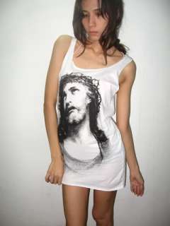 Jesus Christ Axl Rose Icon Religious Tank Top T Shirt  
