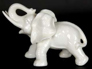 BLANC DE CHINE ELEPHANT STATUE Chiense Porcelain Gift M  