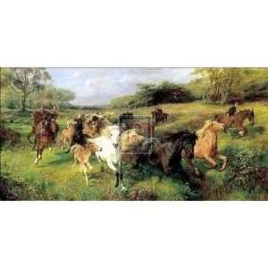   : Welch   Colt Hunting In The New Forest Poster Print: Home & Kitchen