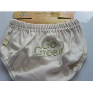   Naturally for Baby Organic Diaper Cover 6 12 Months, Go Green! Baby