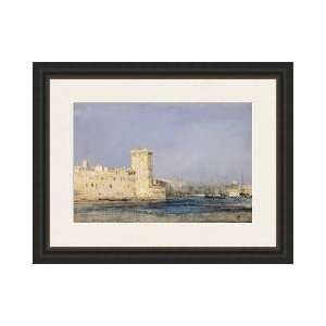  Marine Fortress 19th Century Framed Giclee Print