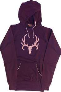 Bone Collector ~ HEADS UP Hoodie Deer Antler Logo Ladies Hunting 