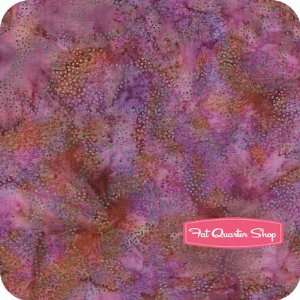  Fruit Punch Batiks Punch Dotted Leaves Fabric   SKU# 2274 