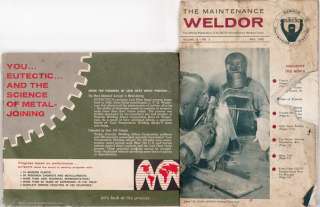 Vintage Eutectic Welding Catalog & Club Publication 60s  