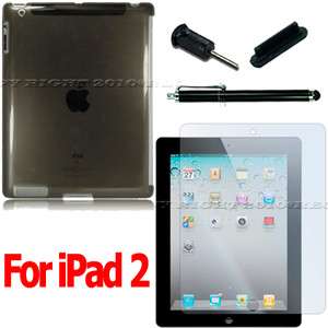   BACK CASE WORK WITH SMART COVER STYLUS PEN FOR APPLE IPAD 2 2ND  