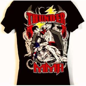  Thunder MMA Fighter T Shirt