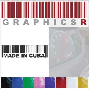  Sticker Decal Graphic   Barcode UPC Pride Patriot Made In 