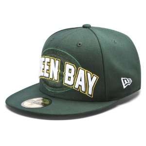  Green Bay Packers New Era Official Draft Hat 5950 (Green 
