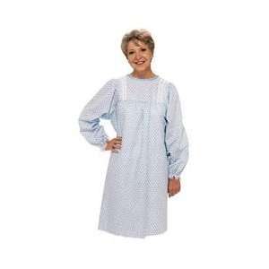  LadyLace Patient Night Gown   Pink Long Sleeve   Color 