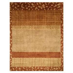   Hand Knotted Wool Michelle Brown Contemporary Rug Size: 8 x 10 Baby